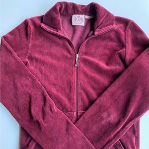 Velvet Juicy Couture zip up